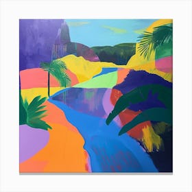 Abstract Travel Collection French Guiana 1 Canvas Print