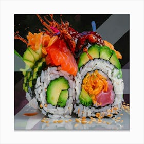 Sushi Roll 2 Canvas Print