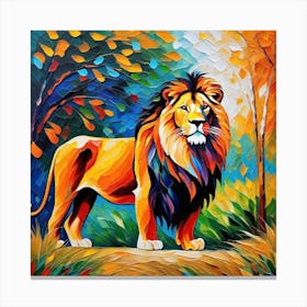 Lion Painting Canvas Print