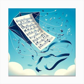 Music Kite 1 Canvas Print