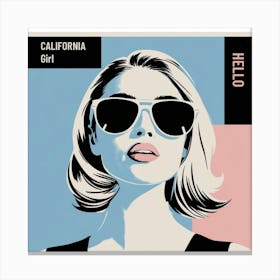 California Girl 1 Canvas Print