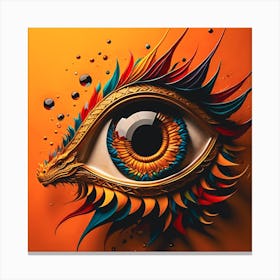 Dragon Eye Canvas Print