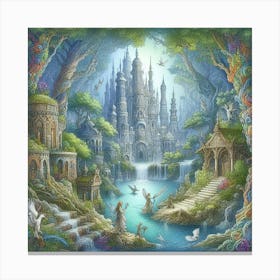 Fairytale Castle 19 Canvas Print