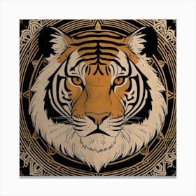 Tiger Art Print Canvas Print