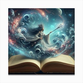 Book Of Magic 4 Canvas Print