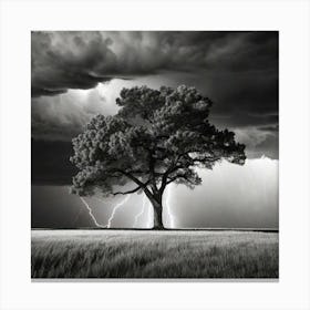 Lightning Tree 13 Canvas Print