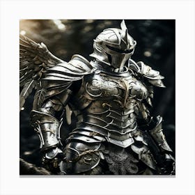 Knight With Wings Canvas Print