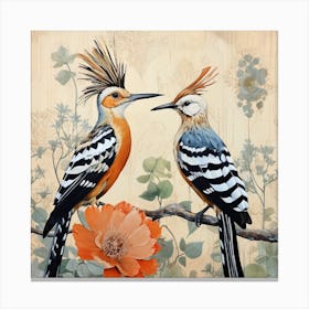 Bird In Nature Hoopoe 4 Canvas Print