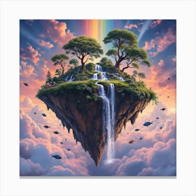 Rainbow Island Canvas Print