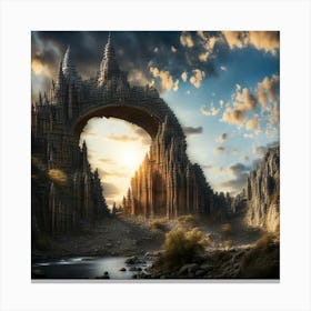 Castle In The Sky Canvas Print