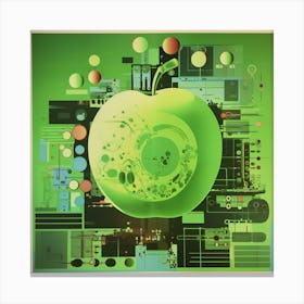 'Green Apple' Canvas Print
