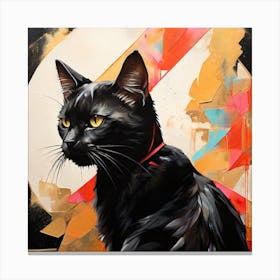 Black Cat 1 Canvas Print