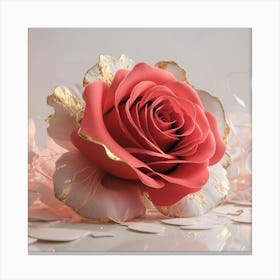 Pink Rose 11 Canvas Print