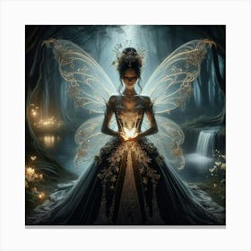 Fairy In The Forest Canvas Print