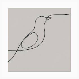 Bird On A String Canvas Print