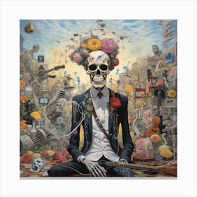 Skeletons 1 Canvas Print