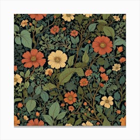 Floral Pattern 6 Canvas Print