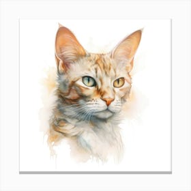 Bali Cat Portrait Canvas Print