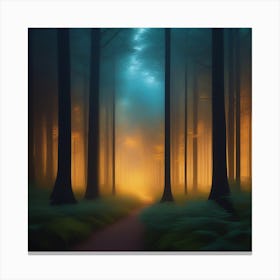 Mystical Forest Retreat 6 Canvas Print