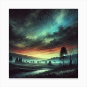 Night Sky 28 Canvas Print