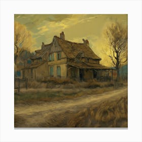 Old House In The Countryside Canvas Print