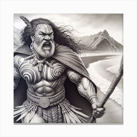 Artiphoria Mythological Maori C (3) Canvas Print