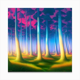 Once in a Dream Forest Canvas Print