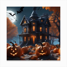 Haunted House 7 Canvas Print