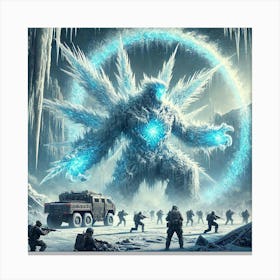 A Futuristic Sci Fi Depiction Of Arctic Breath In Canvas Print