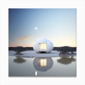 House In The Land Canvas Print