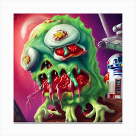 Star Wars Zombie Canvas Print