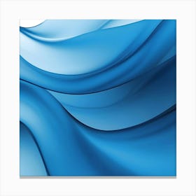 Abstract Blue Wave 10 Canvas Print