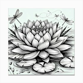 Lotus flower 7 Canvas Print