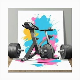 Fitness Canvas Print