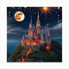 Cinderella Castle 8 Canvas Print