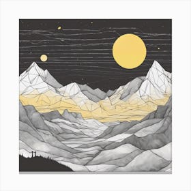 Mountains Canvas Print