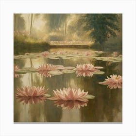 Water Lilies Canvas Print