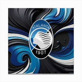 Atalanta BC Logo Wall Art 6 Canvas Print