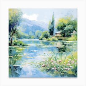 Toiles de Printemps: Canvas of French Spring Serenity Canvas Print