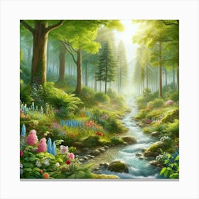 Beautiful Forest 1 Canvas Print