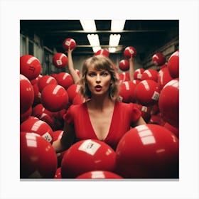 AI Taylor Swift 6 Canvas Print