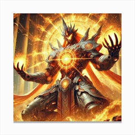 Emperor Solarrus Helios Control Canvas Print