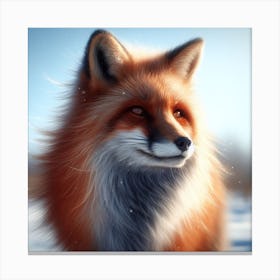 FOXY-FOX Canvas Print