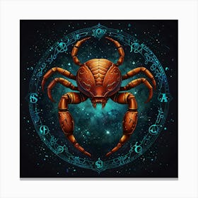 Default Scorpio Zodiac Art 2 Canvas Print