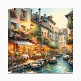 Venice Canal 18 Canvas Print