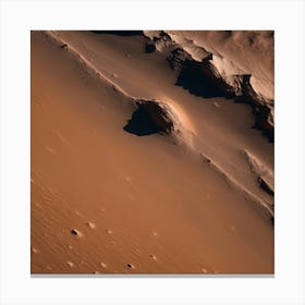 Sand Dunes On Mars Canvas Print