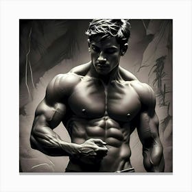 Jorge: The Seductive Sculptor of Desire Canvas Print