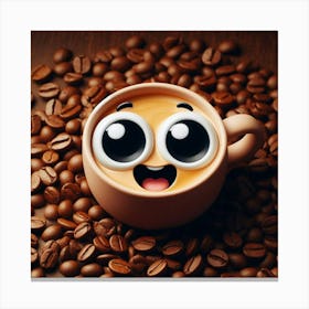 A cup of coffee 6 Canvas Print