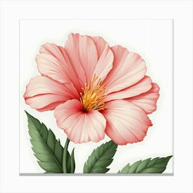 Pink Flower 16 Canvas Print