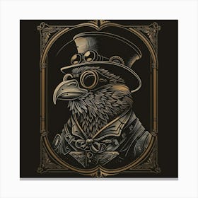 Steampunk Eagle 6 Canvas Print